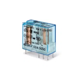 Finder PCB Mount Power Relay Module 24 V AC Coil 16 A Switching Current SPDT, 406180244000 (Pack of 50 Pcs)-picture-7