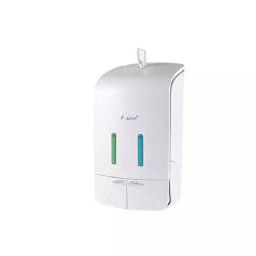 Aquieen White 2 in 1 Wall Mounted Liquid Soap Shampoo Sanitizer Dispenser Holder, AQN 577-image-42