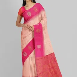 Avyay Creation Woven Design Silk Blend Kota Saree-image-14