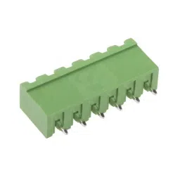 RS PRO 6 Way Pluggable Terminal Block 5.0 mm Pitch Solder Termination, 8971382-1