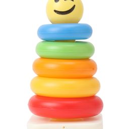 Toyfun Smiley Stacking Ring Junior - Multicolour-9