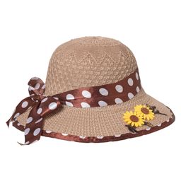 Kid-O-World Sunflower Applique Detailed Cap - Brown-image-93