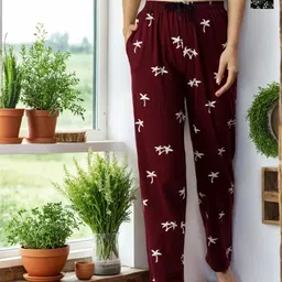 Kryptic Pack Of 2 Printed Cotton Mid-Rise Lounge Pants-picture-20