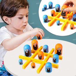 Fiddlerz Board Game Learning Toys for 2+ Year Old Tic Tac Toe Brain Games for Kids 5 Years Strategy Board Games for Adults Brain Development Graphics only for Reference image 2