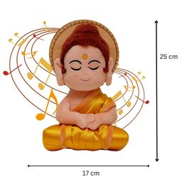 Panda's Box Mantra Chanting Gautam Buddha (Height - 25 cm) image 2