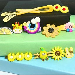 MANSIYAORANGE Girls Embellished Alligator Hair Clip-42