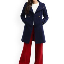 U.S. Polo Assn. Women Women Longline Tailored Jacket with Embroidered-58