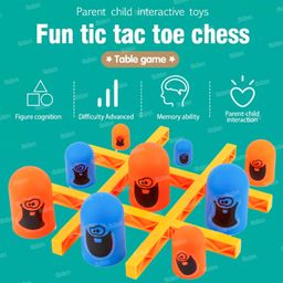 Fiddlerz Board Game Learning Toys for 2+ Year Old Tic Tac Toe Brain Games for Kids 5 Years Strategy Board Games for Adults Brain Development Graphics only for Reference image 4
