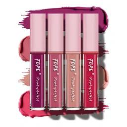 FOPE Pout Perfect Set Of 4 Long Lasting Matte Liquid Lipstick - 4ml Each 01- 03- 06- 09-54