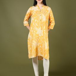 V-Mart Women Geometric Printed Mirror Work Kurta-picture-11