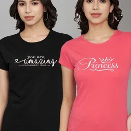 Trend Level Women 2 Applique T-shirt-picture-7