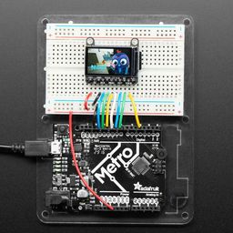 Adafruit 1.14″ 240×135 Color TFT Display + MicroSD Card Breakout – ST7789 image 1