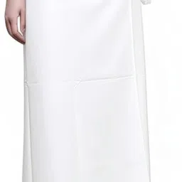 house of common White Cotton Saree Petticoat Shapewear for Women Pure Satin, Pure Silk Petticoat-image-15