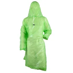 Premsons Reusable Raincoat Poncho with Hood for Women and Men Green-picture-45
