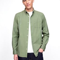 GAP Pure Cotton Button-Down Collar Standard Fit Casual Shirt-image-93