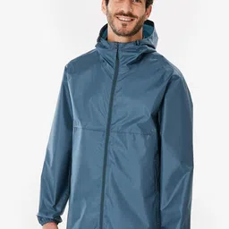 Quechua By Decathlon Men Rain Jacket Full-zip Jacket - Blue-picture-32