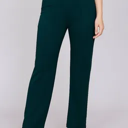 NUCOUTHS Women Relaxed High-Rise Trousers-picture-12