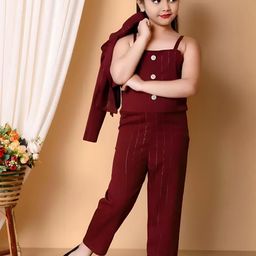 Zenat Girls Striped Basic Jumpsuit-image-37