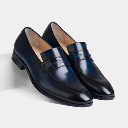 LUXORO FORMELLO Lucero Men Round Toe Leather Formal Slip-On Shoes-picture-38