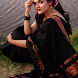 Visit Wear Pure Silk Banarasi Saree With Blouse Piece-image-5