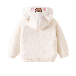 Hopscotch Girls White Polyester Printed Jackets-picture-30