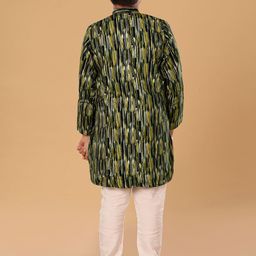 The Mini Trunk Boys Abstract Printed Kurta with Pyjama image 4