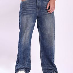 Bene Kleed Men Wide Leg High-Rise Light Fade Jeans-picture-22