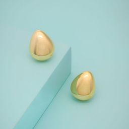 Kushal's Fashion Jewellery Gold-Plated Triangular Shaped Studs Earrings-picture-6