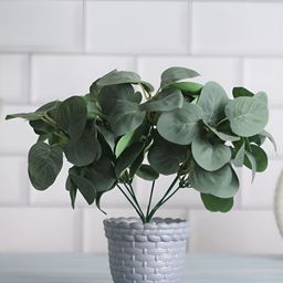 FOLIYAJ Green Eucalyptus Artificial Plant With Pot-picture-38