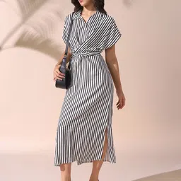 DL Woman Striped Maxi Dress-picture-14