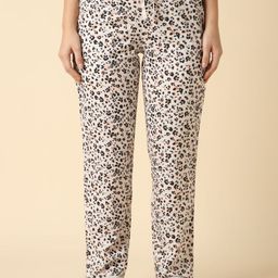 Van Heusen Women Printed Ultra Soft High-Rise Lounge Pants With Pocket-image-19