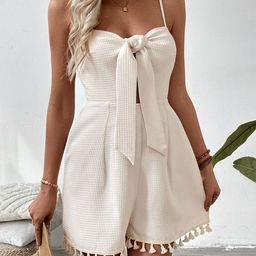 StyleCast Women Shoulder Straps Sleeveless Playsuit-picture-20