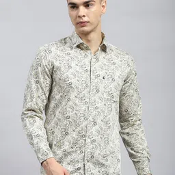 Cloak & Decker by Monte Carlo Men Spread Collar Ethnic Motifs Printed Cotton Casual Shirt-picture-26