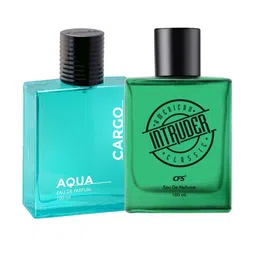 CFS Cargo Aqua & Intruder Green Set Of 2 Long Lasting Eau de Parfum -100ml Each-13