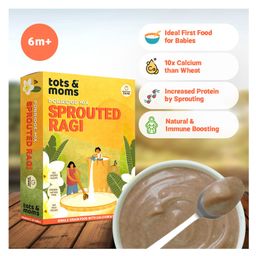 Tots & Moms Sprouted Ragi Powder First Food - 200 gms-15
