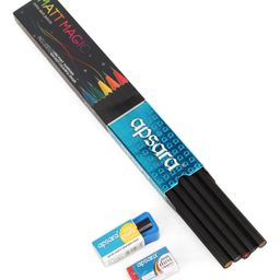 Apsara Mat Magic Pencils Black - Pack of 10-18