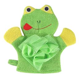 Syga Bathing Gloves Frog Shape - Green-image-5