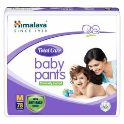 Himalaya Total Care Baby Pants Diapers With Anti Rash Shield Medium - 78 Pieces-13