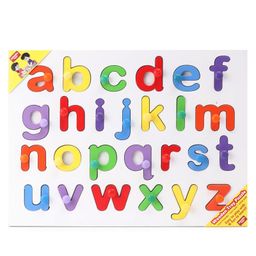 Anindita Wooden Small Alphabets Puzzle -  Multicolor-28
