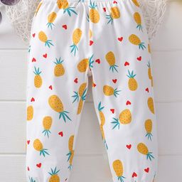 Kookie Kids Full Length Lounge Pant - White-picture-46