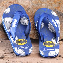 Pine Kids  Batman Flip Flops - Blue-picture-10
