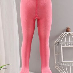 Cute Walk by Babyhug Cotton Antibacterial Footed Tights - Pink-picture-9