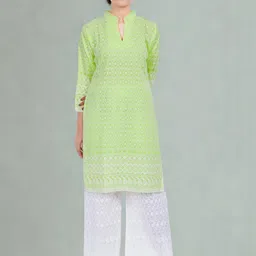 Mytrendzs Women Sea Green Kurtas-picture-41