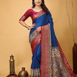 DIVASTRI Woven Design Zari Banarasi Saree-picture-57