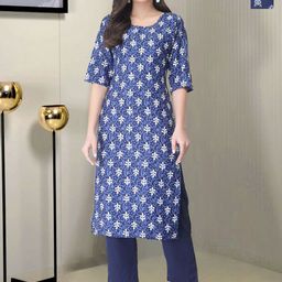 Moda Rapido Women Ethnic Motifs Printed Regular Kurta with Trousers-picture-19