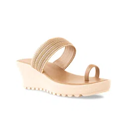Khadims Women Woven Design Wedge Sandals-picture-45