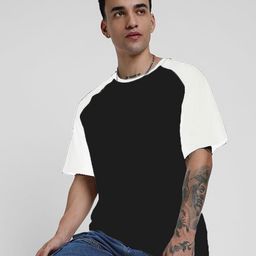 TOGS & TERRE Men Colourblocked Organic Cotton T-shirt-picture-40