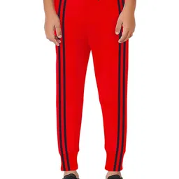 GCYX Boys Red Stripped Sports Track Pant-picture-13