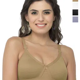 College Girl Pack Of 4 Full Coverage Lightly Padded Minimizer Bra-image-41