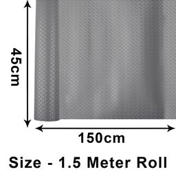 Kuber Industries Grey Set of 1 Regular Shelf Liner Organisers image 3
